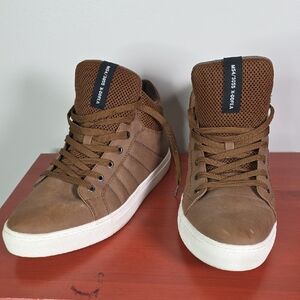 H&M Brown High-Top Sneakers